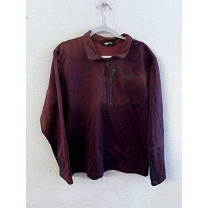 The North Face maroon half dome pullover sweater mens size XL